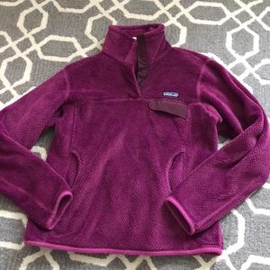 Patagonia magenta fleece
